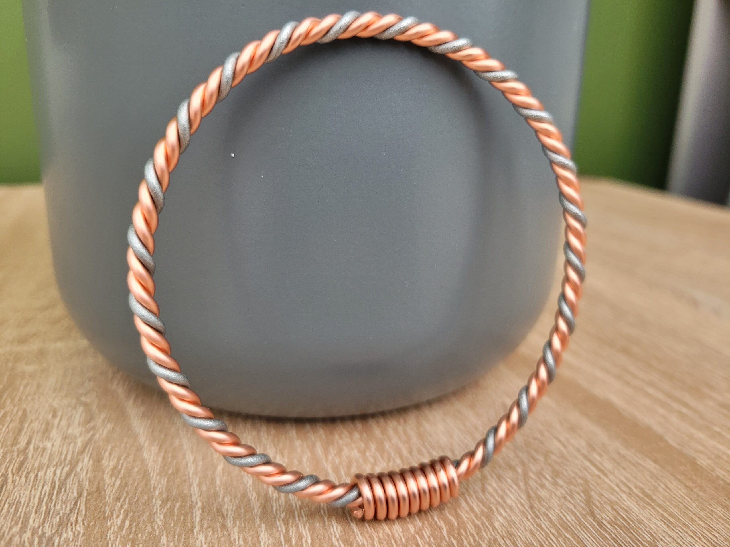 copper and zinc bracelet