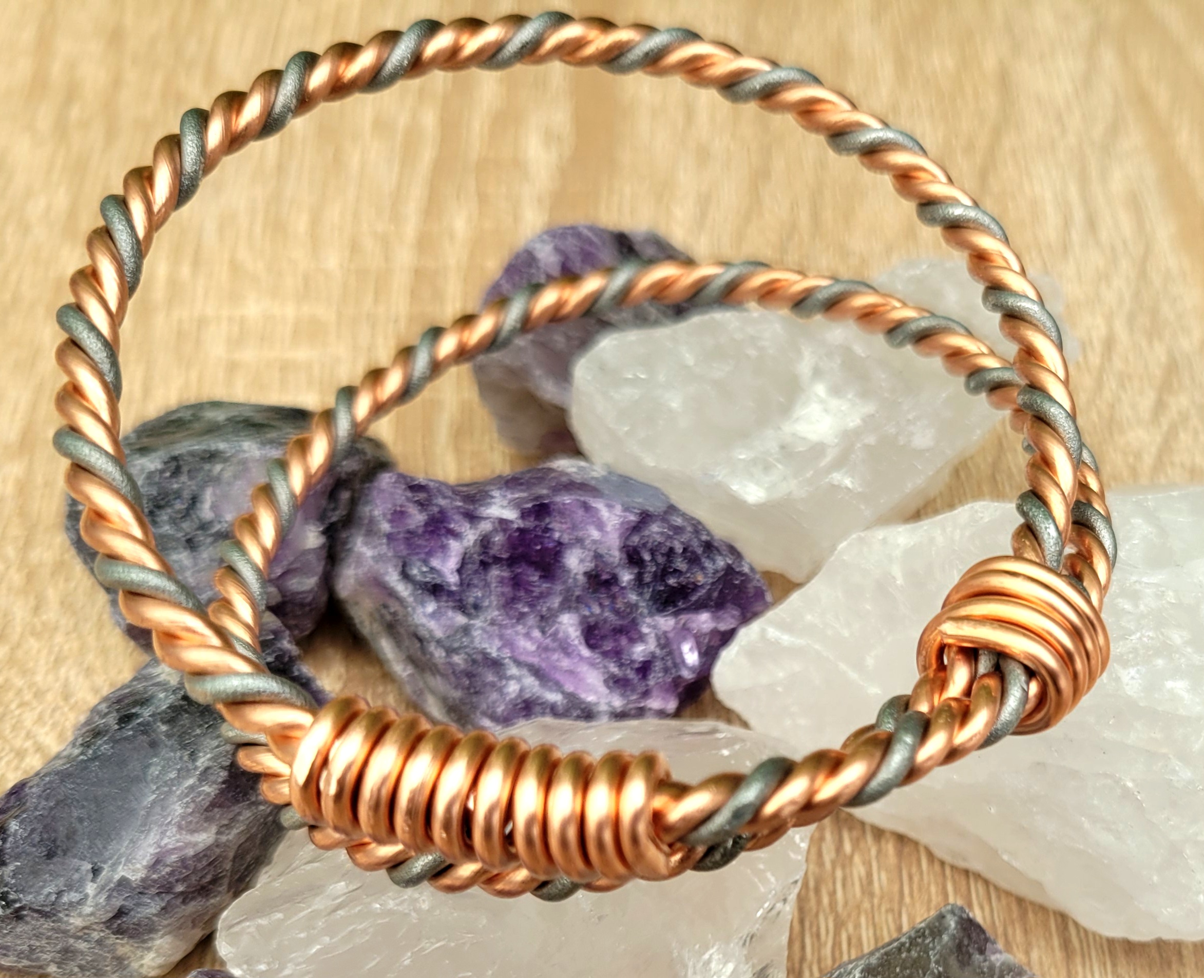 copper and zinc bracelet